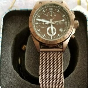 MENS FOSSIL Gentlemens Wristwatch CH-2685 Copper